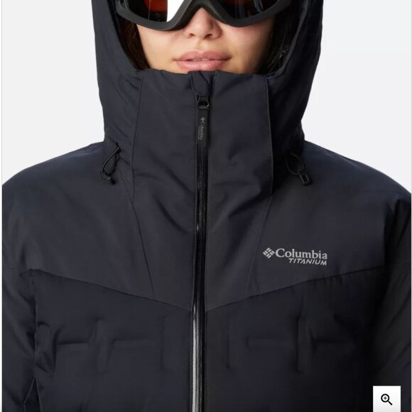 Columbia Titanium Women's Wildcard™ III Waterproof Down Ski Jacket, Size L - Picture 3 of 16